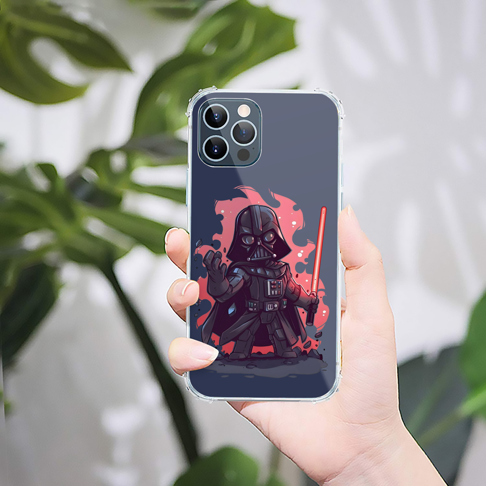 （画像用） スター・ウォーズ Star Wars 【iPhone 12シリーズ対応】透明スマホケース（クリアソフトケース）